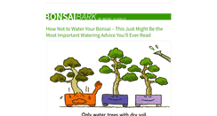Desktop Screenshot of bonsaibark.com