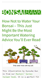 Mobile Screenshot of bonsaibark.com