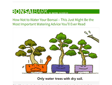 Tablet Screenshot of bonsaibark.com
